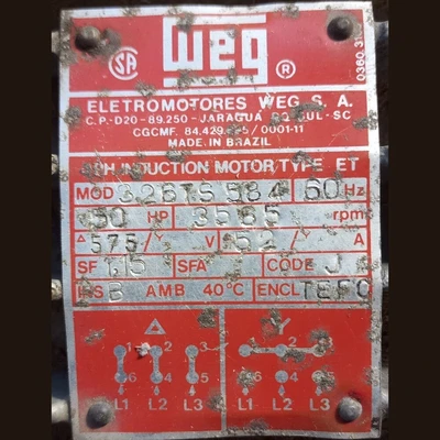 USED WEG 326TS584