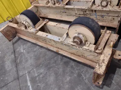 10 TON 20,000 LB RANSOME MODEL #WRD10 TANK TURNING ROLLS, 1 DRIVE & 1 IDLER ROLL: YOBRO #25073