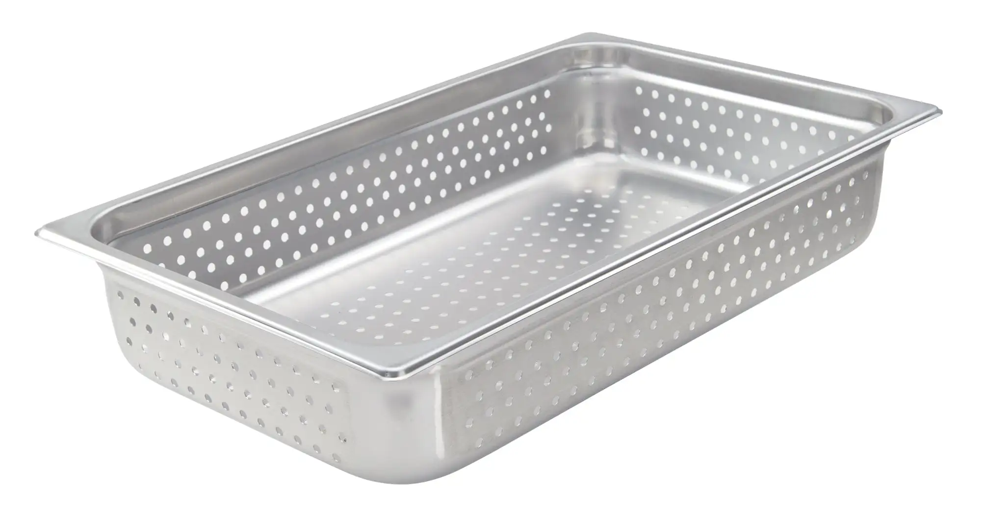 Perforated Steam Pan, Full Size 4"D, 22 Ga S/S (6 Each)