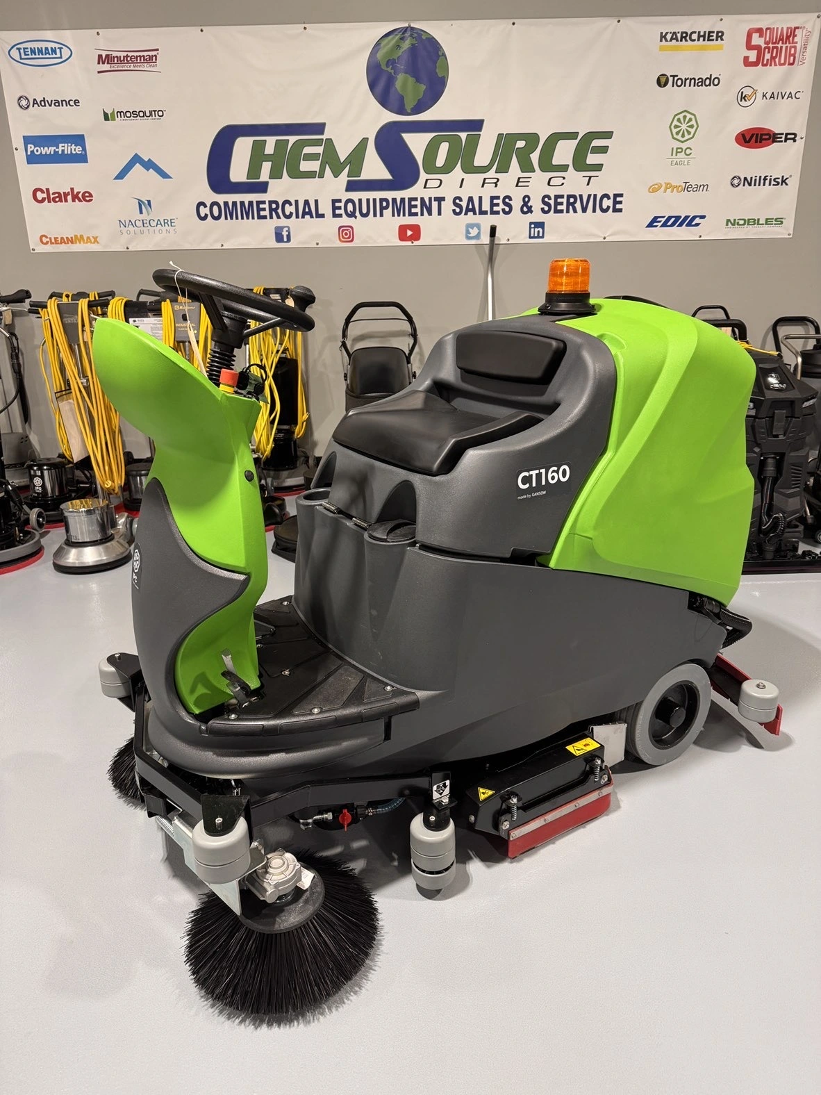 IPC CT160 Cylindrical Ride-On Scrubber NEW
