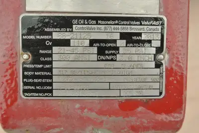 USED MASONEILAN 88-21125