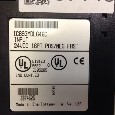 USED GE FANUC IC693MDL646C