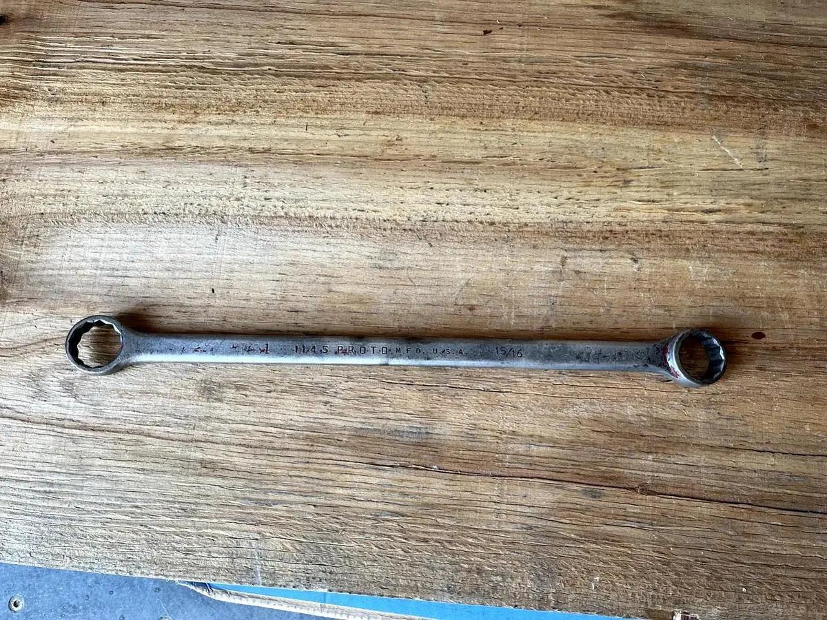 Vintage Proto Professional Box End Wrench Offset #1145B 1"-15/16" USA