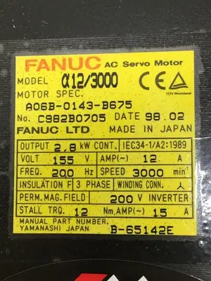 USED FANUC A06B-0143-B675