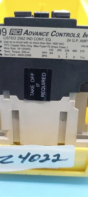 USED ADVANCE CONTROLS STARTER