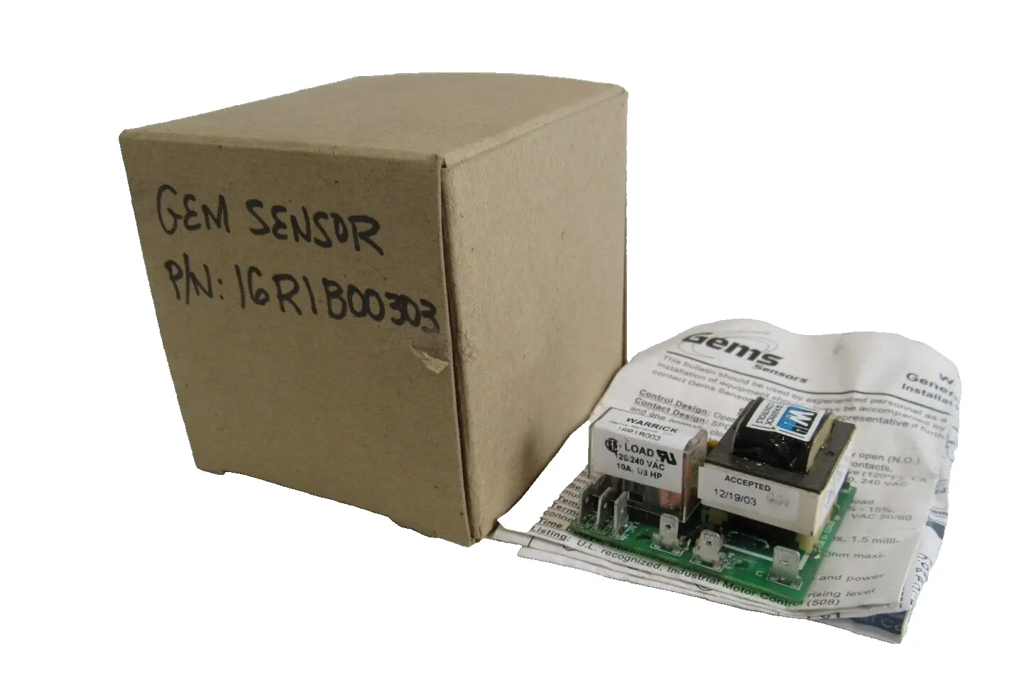NEW GEMS SENSOR 16R1B003 LEVEL CONROLLER