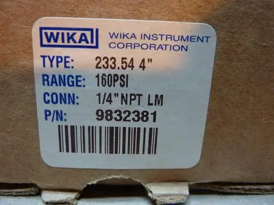 NEW WIKA 9832381