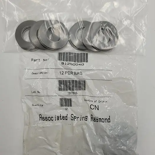 New | in-Stock ASSOCIATED SPRING RAYMOND ASSOCIATED SPRING RAYMOND B1250040 12 WASHERS PER BAG Hardware Washers Michigan US | ND Industrial Surplus #1226666