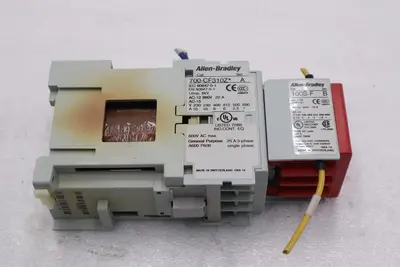 ALLEN BRADLEY 700-CF310Z* SER. A RELAY COIL WITH AB 100S-F SER. B STOCK L-481-C