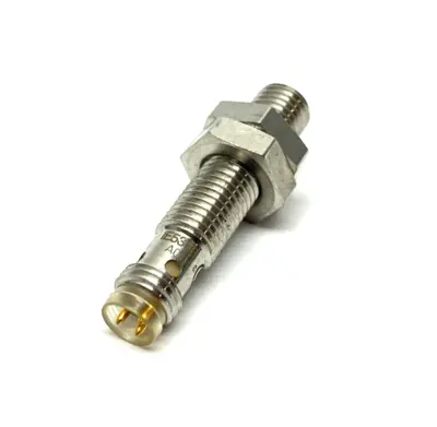 USED IFM INDUCTIVE PROXIMITY SENSOR 3MM M8 BODY IEBC003BASKG/AS