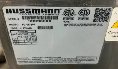7-0036 Hussmann FC-6H-SW Pizza Hot Bar