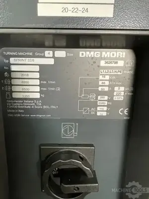USED 2018 DMG MORI SPRINT 32/8