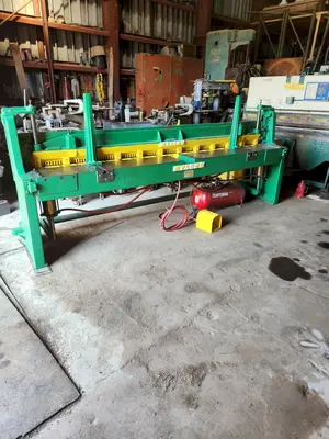 Wysong A-120 10′ x 18 Ga. Air Powered Pneumatic Shear