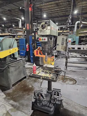 20" POWERMATIC MODEL #1200 VERTICAL SINGLE SPINDLE DRILL PRESS: YOBRO #23861