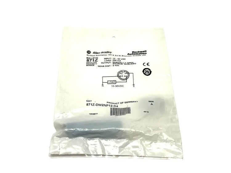 New | in-Stock Allen-Bradley 871Z-DW2NP12-D4 Proximity Sensors Michigan US | Maverick Industrial Sales #1421833