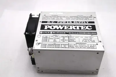 POWERTEC DC POWER SUPPLY MODEL 9N5-150-17C SUPER SWITCHER STOCK #1003A
