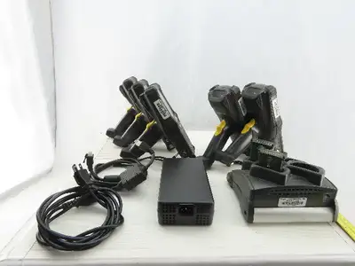 Symbol Motorola MC9090-GJ0HJEFAGWR Barcode Scanner Batteries & Charger Lot of 5