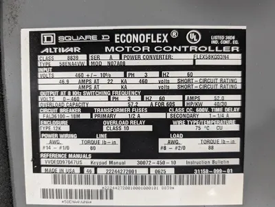 USED SQUARE D N07A08