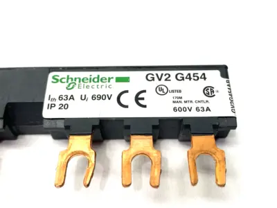 Used Schneider Electric Comb Busbar 4 Tap-Offs 3P 63A 690V Bus Bars & Plugs Michigan US | Maverick Industrial Sales #1401644