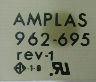 USED AMPLAS 962-695 CONTROL MODULE REV 1 962695