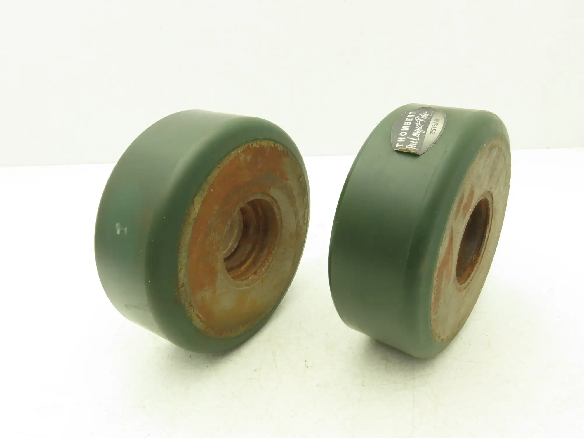 Raymond Thombert 2575A0 Industrial Wheel Resilient Solid 7x3.62" T103N Lot of 2