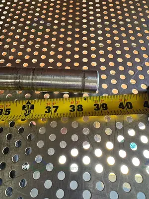 Used 39" STAINLESS STEEL MIXING SHAFT  1" DIAMETER W/  7" IMPELLER Agitator Shaft California US | Equipment Lab #1415133