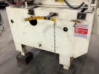 Coil Feeder Line for a Stamping Press, includes American Steel Line Co. Model 1000 Coil Uncoiler, 6,...