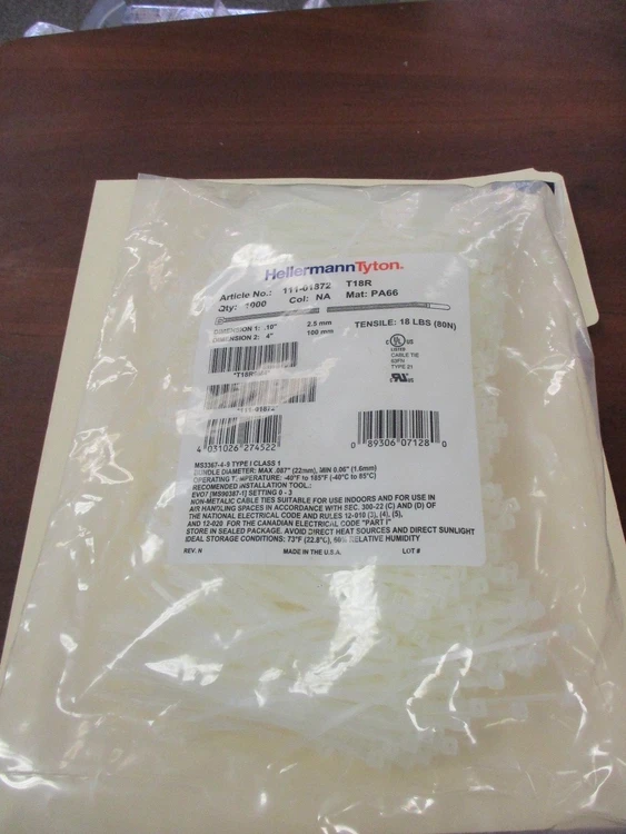 New | in-Stock Hellermann Tyton T18R9M4 Probes Arizona US | ASSET CONVERSION SPECIALISTS, INC. #321778