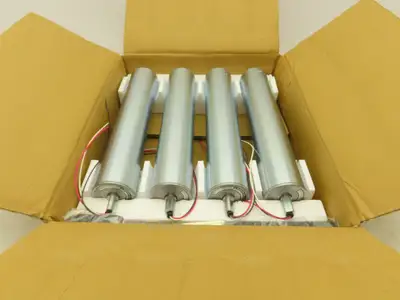 Weston 2RS-570-7-300 Motorized Conveyor Roller 57mm x 300mm 200V 3PH  Lot of 4