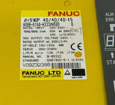 USED FANUC BISVSP 40/40/40-15