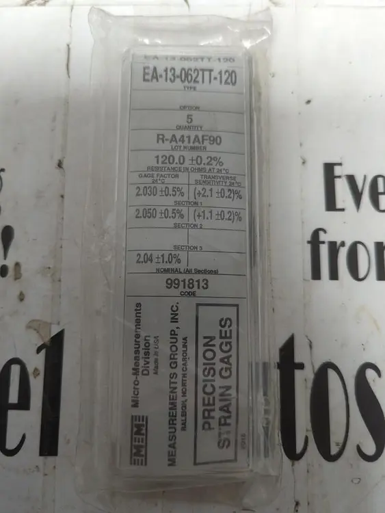New | in-Stock MICRO-MEASUREMENTS EA-13-062TT-120 Transducers | Surplus Asset Holdings #1226614