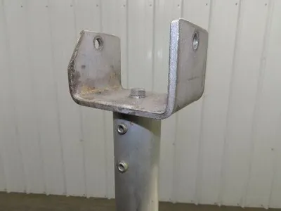3.75" Tabletop Conveyor Aluminum Pedestal Round Pipe Leg Stand 28"-32"H Set of 4