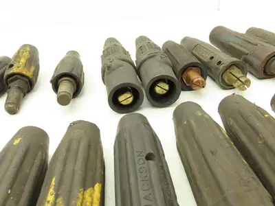Quik Trik and others Miscellaneous Welding Cable Connectors Lot of 26