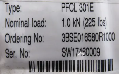 NEW ABB PFCL 301E LOAD CELL 1 KN 225LBS 3BSE016580R1000 PFCL301E-1.0KN