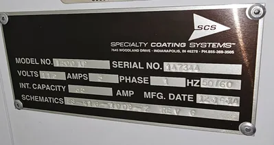 2014 SPECIALTY COATINGS SCS Ionograph I 500 LP Benchtop Ionic Contamination Test System Ionic Tester | Tekmart International Inc. (4)