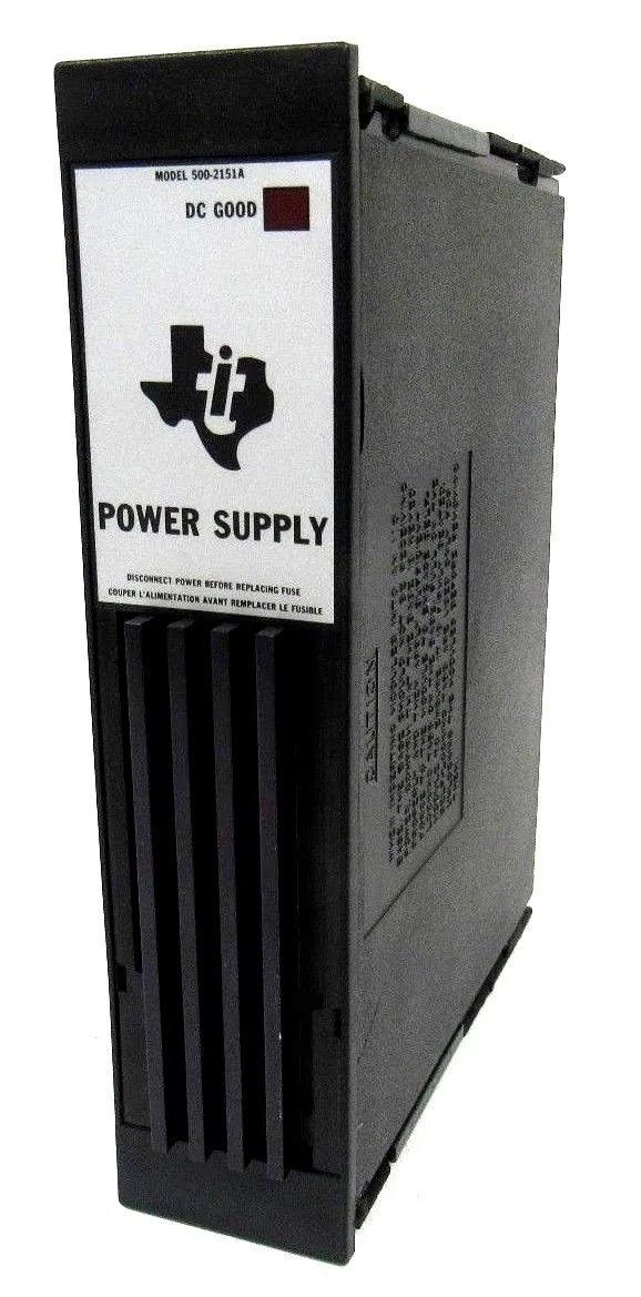 USED TEXAS INSTRUMENTS 500-2151-A POWER SUPPLY 5002151A