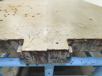 Cast Iron Steel Welding Layout Table 84x54" Hollow Core 1/2" Thick Top 3-1/2"