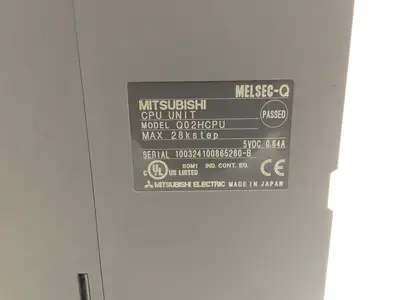 Mitsubishi Q02HCPU Melsec-Q CPU Unit 28k Step Max Lot of 5