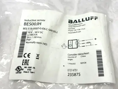 NEW BALLUFF BES 516-3007-G-E4-C-S49-00,2 BES00JH