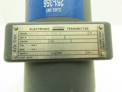 Foxboro 823DP-13S1SH0-S Electronic Pressure Transmitter 12.5-65VDC 3000PSI