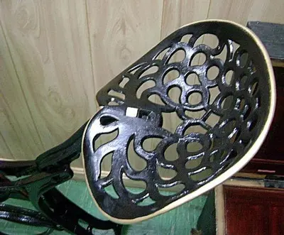 7224-385 Antique Pedal Operated Bicycle Style Scroll Saw, Circa 1876