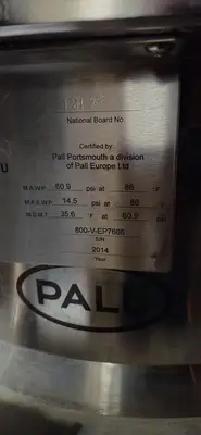 PALL Chromatography Column