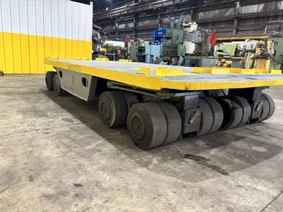 200,000 LBS x 144" x 78" HEAVY DUTY ROLLING TRANSFER CART: YOBRO #23996