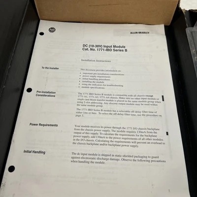 USED Allen-Bradley 1771-IBD