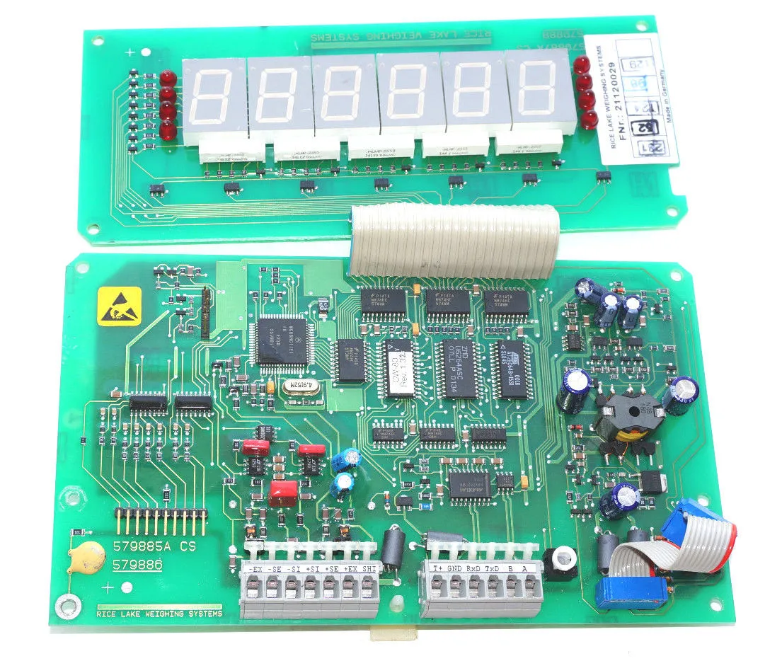 RICE LAKE WEIGHING SYSTEMS 579885A-CS DISPLAY BOARD, 579887A-SS, 579885ACS