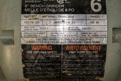 Delta 23-681 6″ Bench Grinder