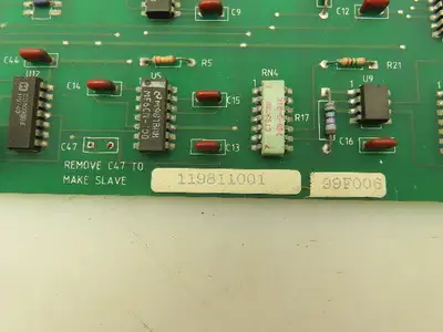 Spang Power Electronics 119811001 Pulse Timing Circuit Slave Control Board