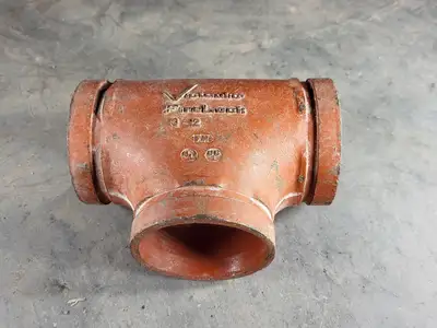 Grooved Tee 3-2, C-E=3.38 in