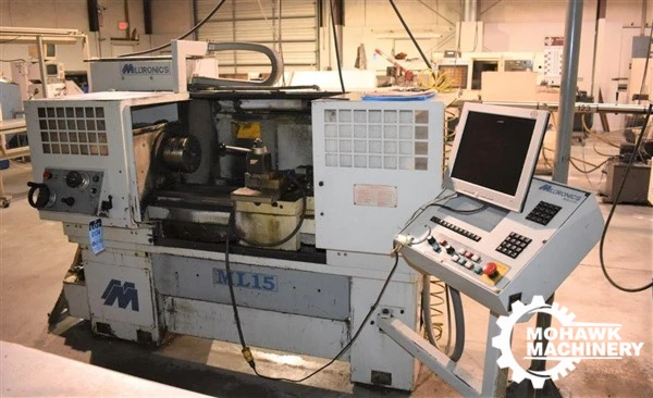 15" X 36" MILLTRONICS "PARTNER ML-15" 2-AXIS COMBINATION MANUAL/CNC LATHE w/8” 3-JAW CHUCK - 7.5 HP MOTOR