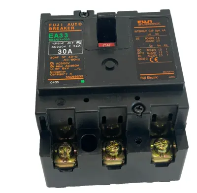 NEW FUJI ELECTRIC EA33 CIRCUIT BREAKER 3 POLE 30A